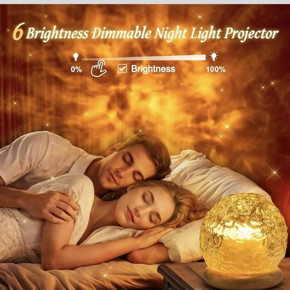 NIB Mubarek Ambient Lighting 216 Modes 3-in-1 Sunset/Ocean Lamp with Remote